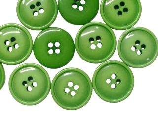 Gombík "zelený" - 34 mm